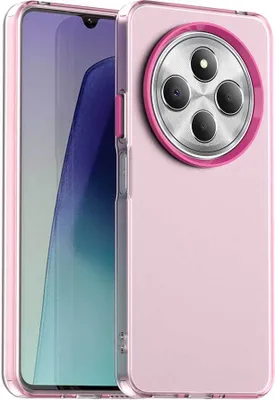 Produktbild von Handyhülle für Xiaomi Redmi 14C /Xiaomi Redmi 14R Schlank Durchscheinend Matt Stoßfest Schutzhülle Rot