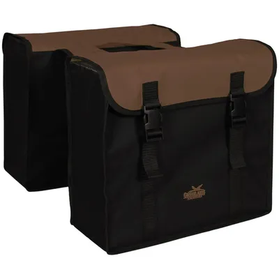 Image de Sacoche vélo Greenlands - Double sacoche vélo - 34 litres - noir-marron