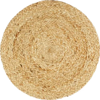 Image de vidaXL Sets de table 4 pcs. Nature 38 cm Rond Jute