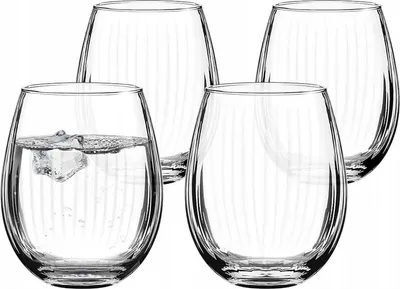 Zdjęcie produktu dla Zestaw szklanek do whisky Plisse 440ml 4 szt