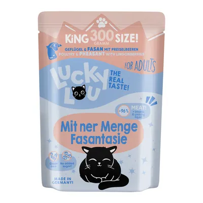 Produktbild von Lucky Lou Lifestage Adult Geflügel & Fasan Katzenfutter 6 x 300g Nassfutter