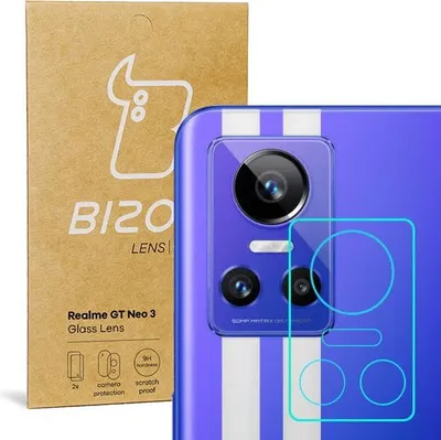 Produktbild von Bizon Glaslinse für Realme GT Neo 3, 2 Stück