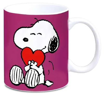 Porzellanbecher Peanuts Snoopy 300 ml Geschenkbox