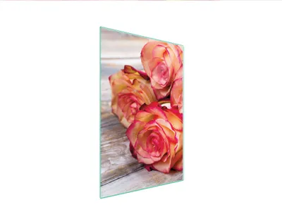Image de Planche à découper en verre 35x52 Rose