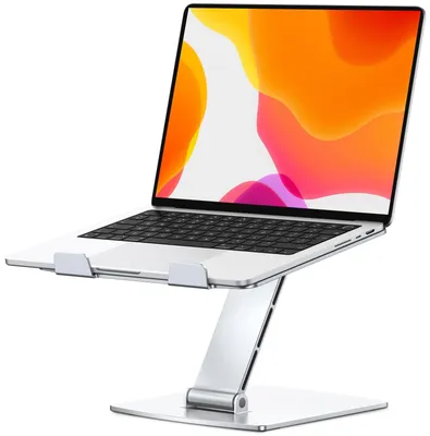 Produktbild von Verstellbarer Laptopständer - Aluminium - Ergonomisch - Zusammenklappbar - Schnelle Kühlung - Kompatibel mit 10-16 Zoll Laptops - Laptop-Höhenversteller