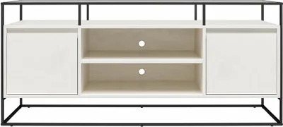 Produktbild von TV-Ständer aus Glas und Sockel aus MDF-Gips