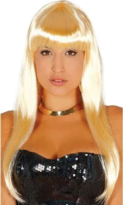 Obrázek produktu pro Stylová paruka s ofinou blond