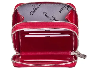 Produktbild von Golden Head Venezia Reißverschlussbörse Zipped coin pocket Geldbörse Damen Rot