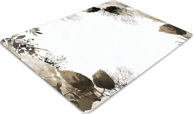 Produktbild von Stuhlunterlage Bürostuhlunterlage 120 cm x 90 cm Bodenmatte Bürostuhlunterlage - Hydrangea-Blumen