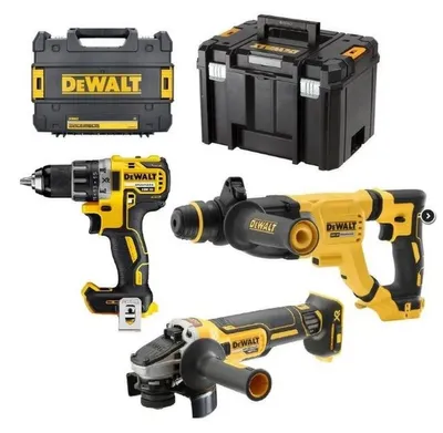Immagine prodotto di Kit di 3 utensili XR 18 V 5 AH Li-Ion brushless DEWALT - DCK327P2T-QW (MAK0984)