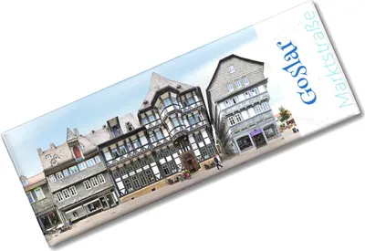 Produktbild von streetline Goslar Marktstraße Panorama Souvenir Magnet