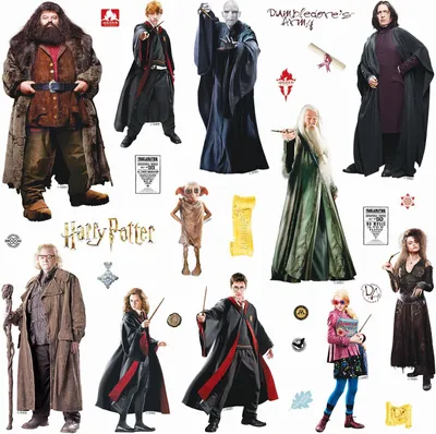 Obrázok produktu pre Sanders & Sanders Harry Potter sivá nálepka na stenu - 601335 - 30 x 30 cm