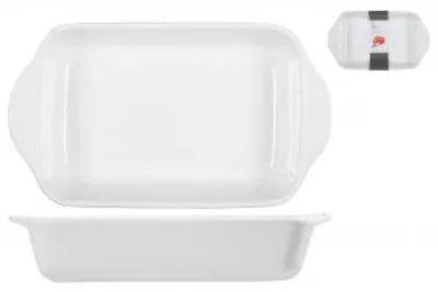 Immagine prodotto di H&H Pirofila Porcellana Bianco Rettangolare Cm22X31