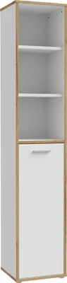 Produktbild von Furniture24 Regalschrank Weiß/Artisan Keflavik Kflr812-C881 Hochschrank Regal Forte