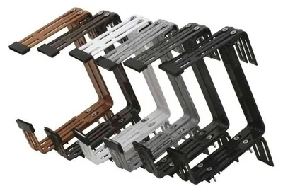 Image de SIENA GARDEN Support pour caissettes à fleurs réglable en 3 positions, terracotta