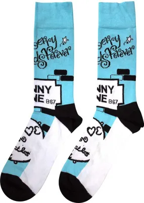 Produktbild von THE BEATLES Socken - Stawberry Fields/Penny Lane Blau