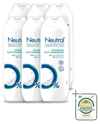 Obrázok produktu pre 6 x Šampón na odstránenie lupín pre citlivú pokožku - 250 ml - Balenie: 6 kusov