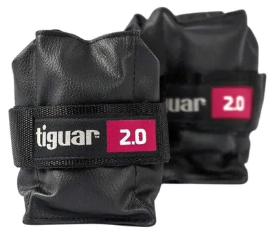 Produktbild von Tiguar - Knöchelgewicht, 2 kg (2er-Pack) PP12390 (Einheitsgröße) (Schwarz/Dunkelgrau)