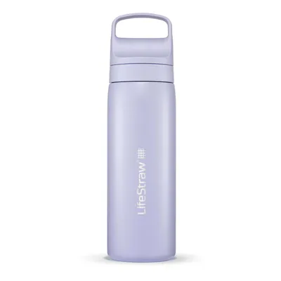 Image de LifeStraw bouteille filtre à eau Go 2.0 Provence Purple acier inoxydable isolé 500 ml - Violet