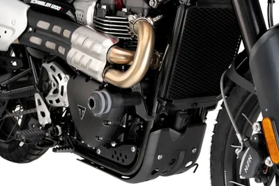 Immagine prodotto di PUIG 22185N Protezioni telaio Vintage 2.0  compatibili con TRIUMPH SCRAMBLER 1200X Nero