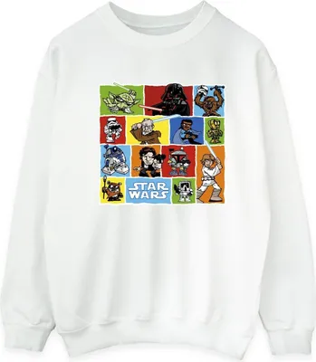 Image de Star Wars - Sweat-shirt pour homme BI45266 (XL) (Blanc)