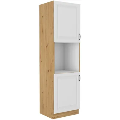 Obrázok produktu pre Kuchynská skriňa na vstavanú rúru SOPHIA - šírka 60 cm, biela / dub artisan