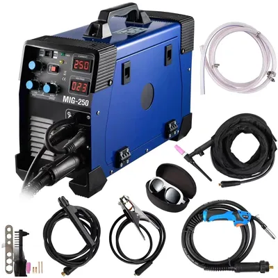 Image de Appareil de soudure à inverter - 3 en 1 - 220V - MIG 250A - MMA TIG - Portable - Pour acier et acier inoxydable