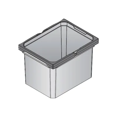 Image de Envi Free Poubelle 20803 Anthracite 10 litres 230 x 302 x 216 mm