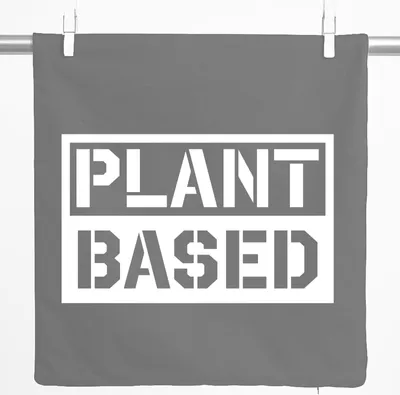 Produktbild von Huuraa Kissenbezug Plant Based Modern 40x40cm Steel Grey Baumwolle Dekokissenbezug Geschenkidee