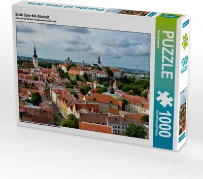 Produktbild von CALVENDO Puzzle Blick über die Altstadt | 1000 Teile Lege-Größe 64x48cm Foto-Puzzle für glückliche Stunden