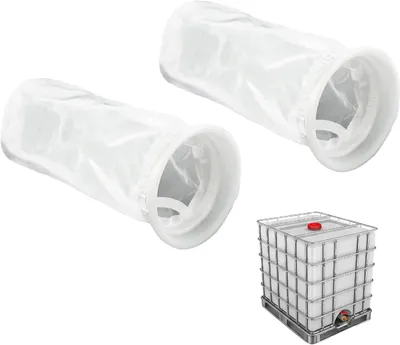 Obrázek produktu pro 2 filtry s víkem filtru pro IBC nádrže, filtry na dešťovou vodu, omyvatelné nylonové filtry do cisteren, příslušenství pro IBC nádrže, pro sady filtrů pro nádrže na dešťovou vodu, kontejnery, 1000litrové nádrže na vodu a sudy na dešťovou vodu, náhradní filtry