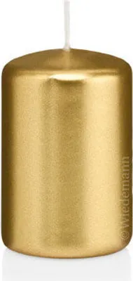 Produktbild von Stumpenkerzen Gold Ø 48 x 80 mm, 8 Stück