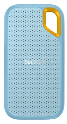 Produktbild von SanDisk Extreme Portable V2 - SSD - verschlüsselt - 2 TB - extern (tragbar) - USB 3.2 Gen 2 (USB-C Steckverbinder) - 256-Bit-AES - himmelblau