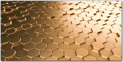 Produktbild von Coloray Bild aus Acryl 140 cm x 70 cm - Wanddekoration Wohnzimmer Bild auf Acrylglas Gehärtetes Acryl Dekoration Küche - Hexagon