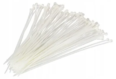 Produktbild von Kabelbinder weiß 300x4,8 (100 Stück)