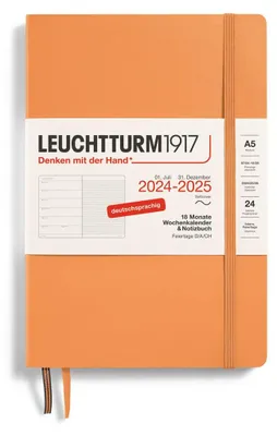 Produktbild von LEUCHTTURM1917 370622 Wochenkalender & Notizbuch Softcover Medium (A5) 2025, 18