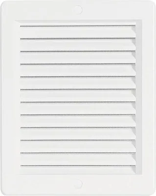 Obrázek produktu pro Mřížka větrací s rámečkem a síťovinou VM, 150 x 200 mm, bílá 0207