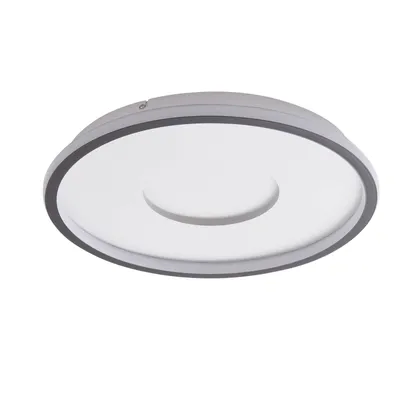 Produktbild von Lindby LED-Deckenleuchte Edenia, schwarz/weiß, CCT, Ø 51 cm