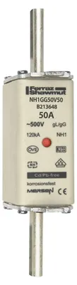 Produktbild von Mersen NH-Sicherungseinsatz SF Gr.1 gG 50A 500V KM NH1GG50V50