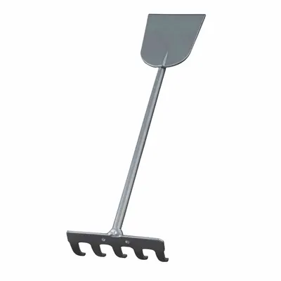 Produktbild von Friedhofsgerät 5 Zinken Hammerschlag-anthrazit