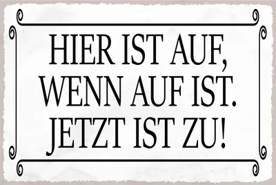 Produktbild von vianmo Holzschild 20x30 cm hier ist auf wenn auf ist jetzt