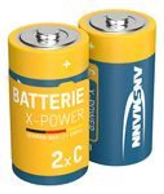 Produktbild von ANSMANN 2x X-Power Alkaline Batterie Baby C / LR14