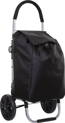 Produktbild von 5five Simply Smart Faltbarer Einkaufstrolley Modern Color, Aluminium, Polyester, Schwarz, 51 Liter, 157394