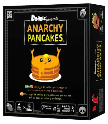 Produktbild von Zygomatic Dobble Anarchy Pancake, Kartenspiel, ab 7 Jahren, für 2 bis 8 Spieler,