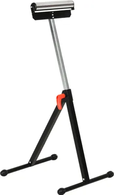 Produktbild von Rollenbock, Rollenauflage, Höhenverstellbares Arbeitsbock, Rollenständer, Hiflsbock, Stützbock, bis 90 kg, Metall, Schwarz, 44 x 50 x 68-110 cm