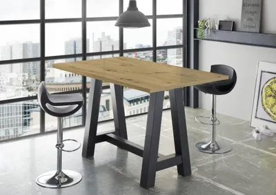 Produktbild von Stehtisch Bartisch Office Tisch Bistrotisch Ast Eiche 120x70