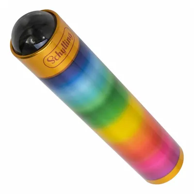 Produktbild von Schylling Murmelskop 12, Zinn-Kaleidoskop für Kinder mit Regenbogen-Design