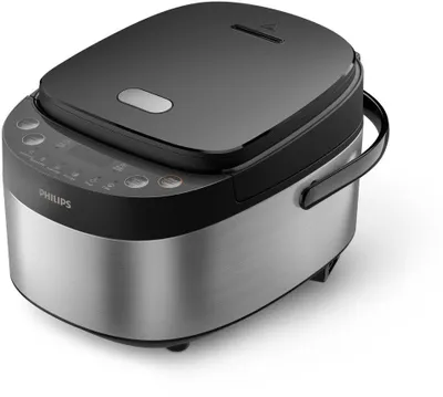Zdjęcie produktu dla Philips HD3093/80, Czarny, Srebrny, 0,85 l, Przyciski, 0,8 m, Plastik, 653 W