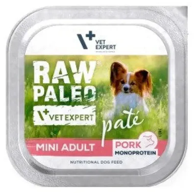 Image de RAW PALEO Pâte Mini Adult Porc - nourriture humide pour chiens - 150 g