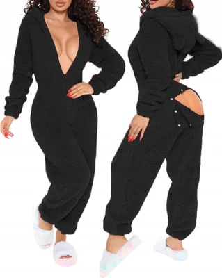 Produktbild von Damen-Pyjamas Valentinstagsgeschenk Für Ein Mädchen Mit Plüsch-Klappe Xl